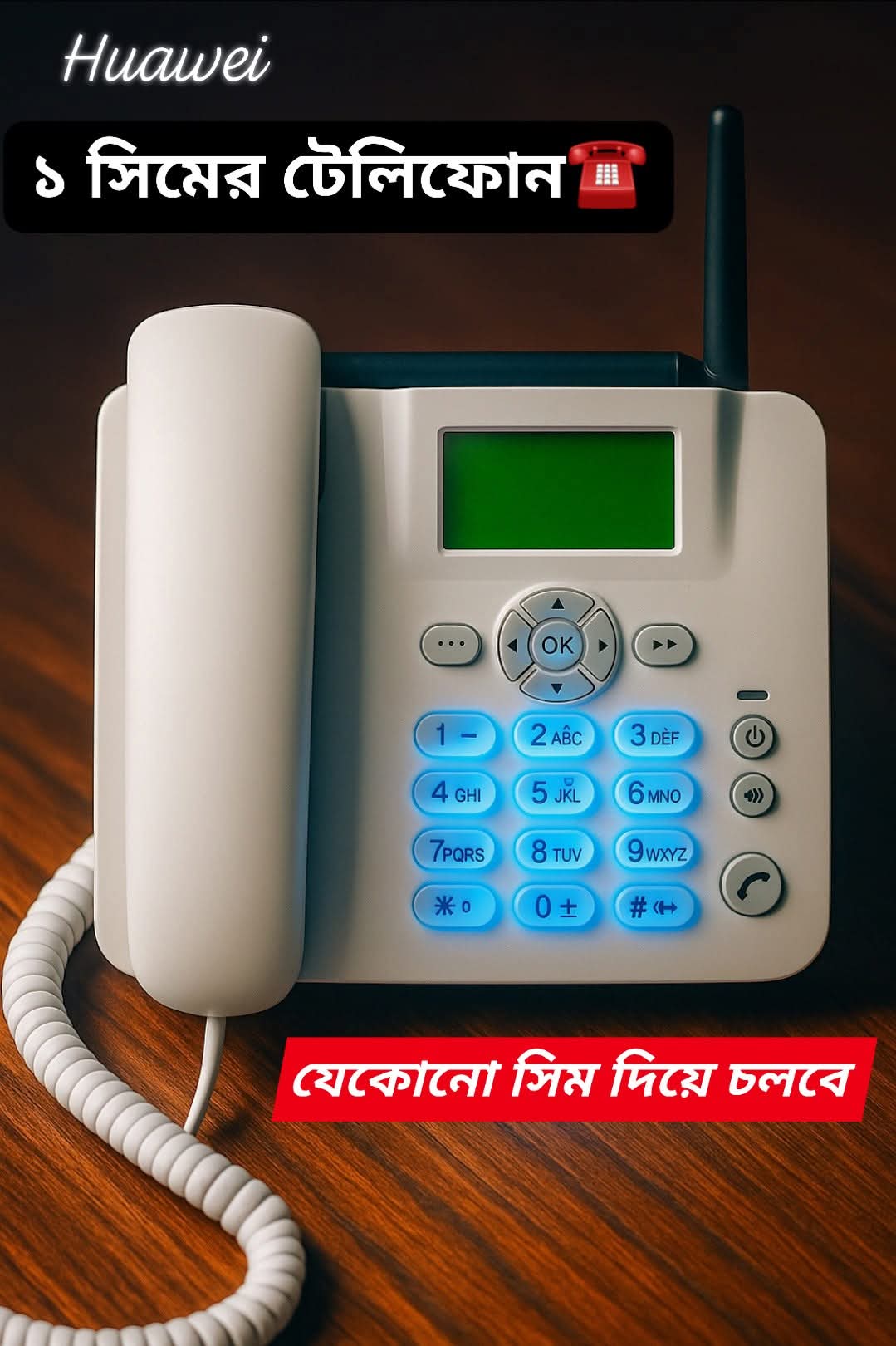 1 সিম টেলিফোন